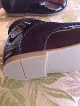 OLIVIA ANN Patent and Suede “Madrid” Boots - Burgundy