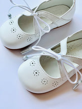 The sweetest Mary Jane Shoes with silk laces and tassel detail! Made with the finest locally sourced Spanish leather.