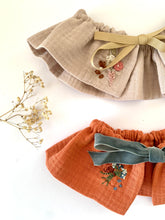 Rust Handmade Detachable Collar - Reversible and adjustable.