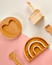 This wooden doll accessories set has an incredible delicacy and softness that we adore! Enhance their play time with our beautiful handcrafted in natural wood dolls Accessories Set.