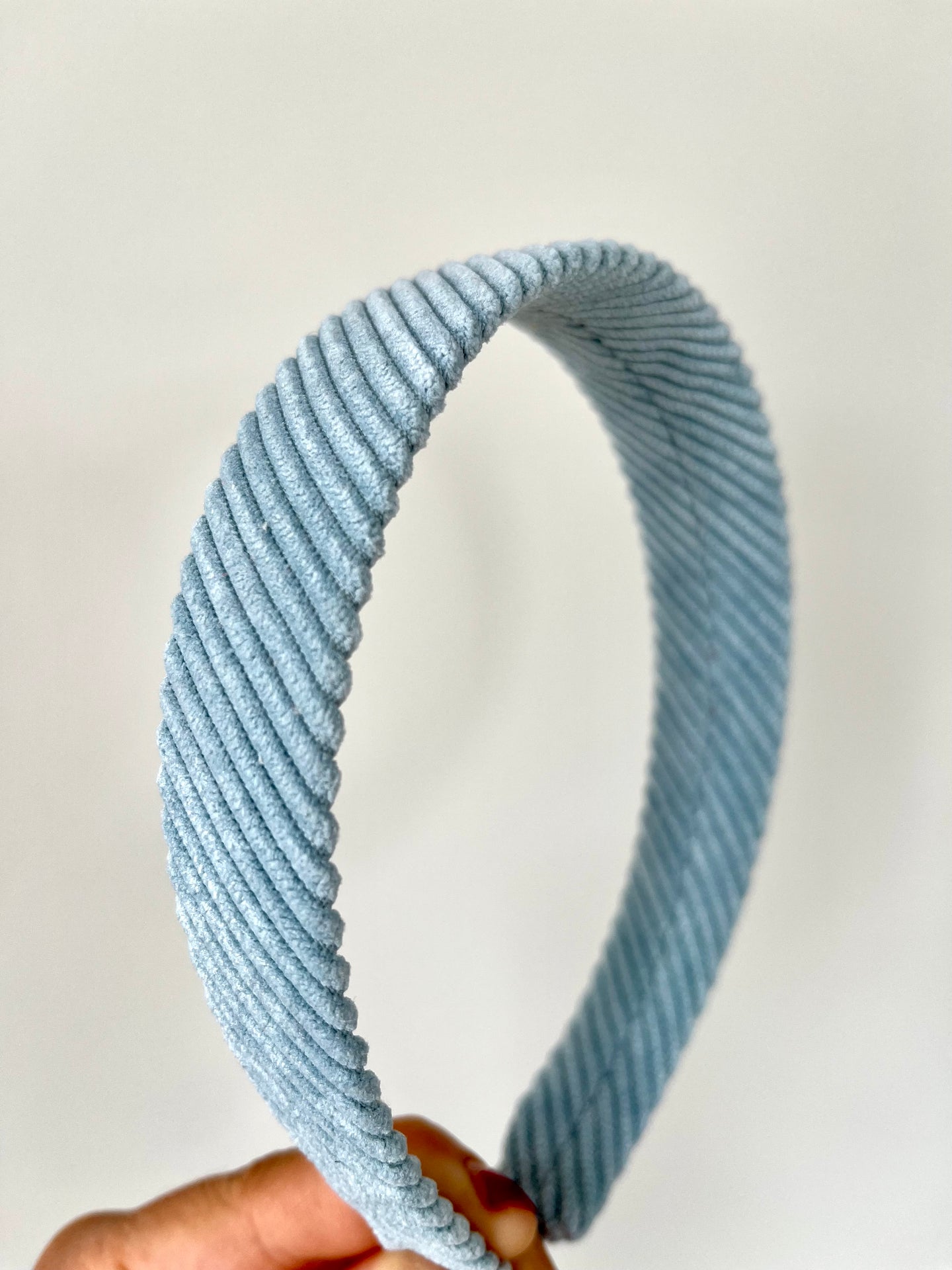 Corduroy Hairband - Baby Blue
