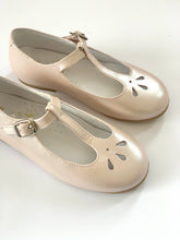 OLIVIA ANN T-Bar Mary Jane "Shiny Pale Pink"