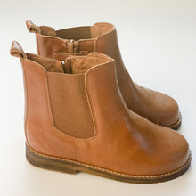 Olivia Ann "Chelsea" Tan Leather Unisex Shoes