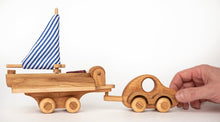 Wooden Sailboat -medium