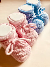 Adorable Knitted Baby Booties.Made with divine details thorough. Extreme attention to detail.