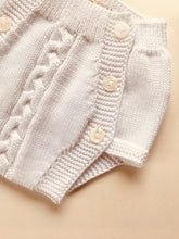 Knitted UNISEX Cable Cotton Bloomers-WHITE