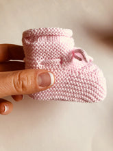 Adorable Knitted Baby Booties.Made with divine details thorough. Extreme attention to detail.