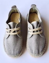 Olivia Ann Unisex Canvas and Jute sneakers. Getting a summer twist with hand stitched "beachy" rope detailing! Typical form of  Spanish summer wear.