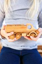 Wooden Car Transporter Toy  with which it is possible to play different role games. The limit is your imagination!  Sustainable and Ethical piece, handmade and designed to stand the test of time, making it the most perfect heirloom toy to pass on to many generations.