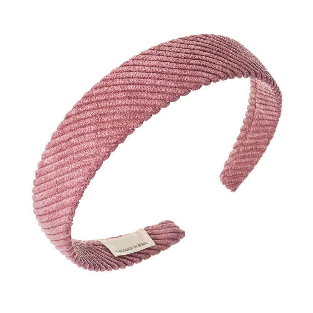 Corduroy Hairband -French Pink