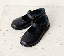 These classic light weight black leather Mary Jane shoes are perfect for school and any other formal occasion. School shoes. Olivia Ann Shoes. Girl Shoes.