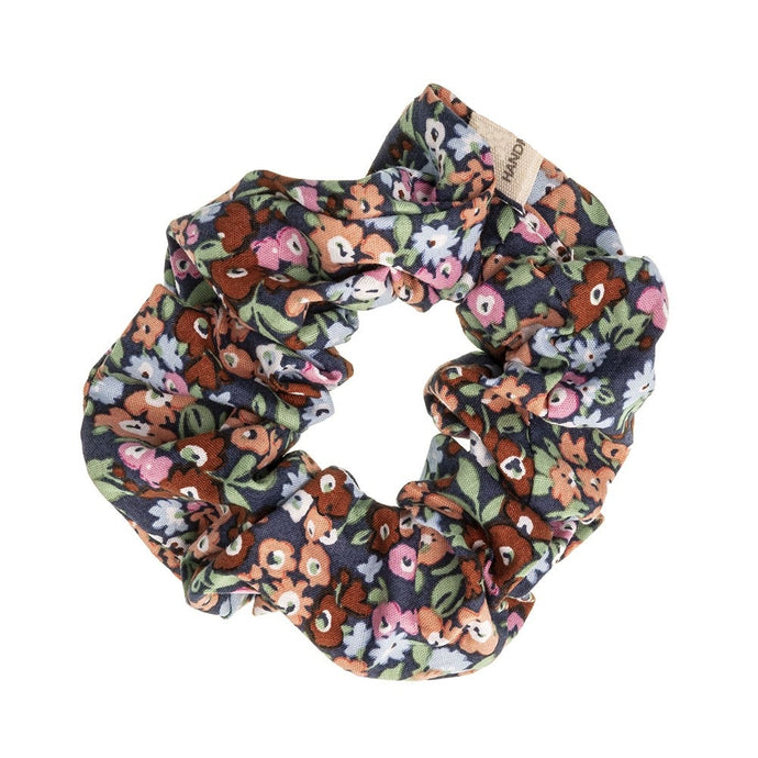 Liberty print Floral Scrunchie - Navy