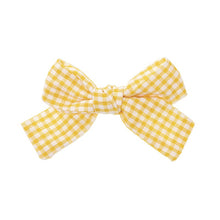 Gingham bow - 9 colours