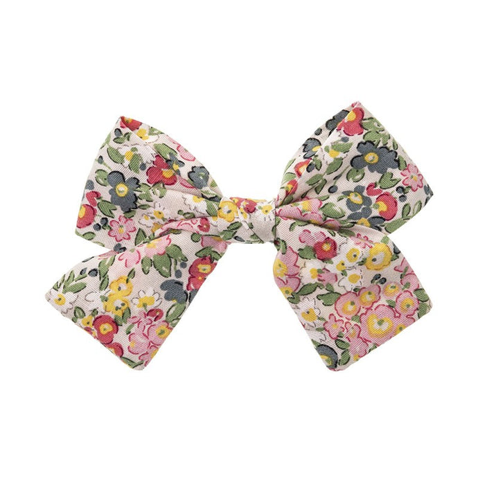 Liberty floral Bow - Ecru