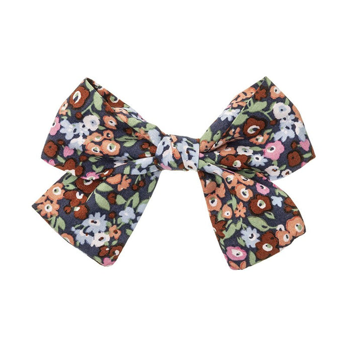 Liberty floral Bow - Navy