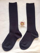 CONDOR Ribbed High Knee Socks - NAVY