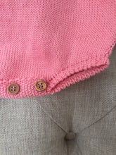 Frill Collar Knit Romper- PINK (SALE 30% OFF!)