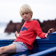 Classic shorts made from amazing cotton  fabric with navy and white stripes. Fully lined.