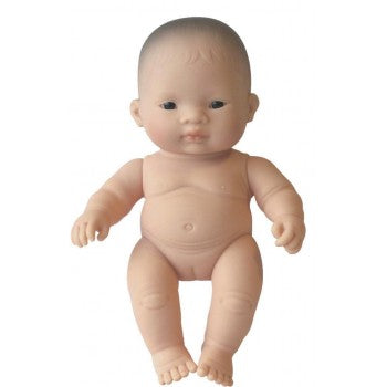 Miniland Doll - Asian Baby Girl , 21 cm (UNDRESSED)