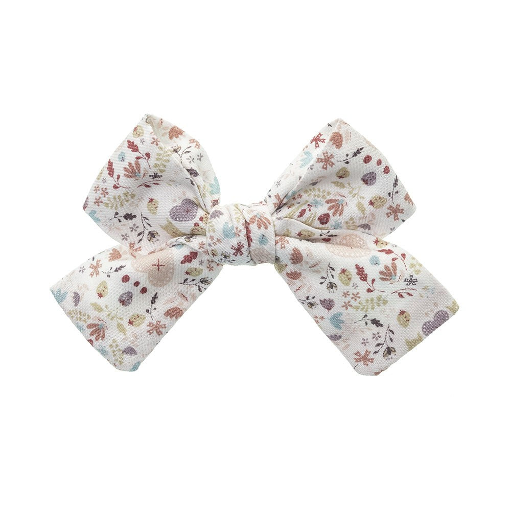 Forest & Floral Cotton Bow - ORGANIC COTTON