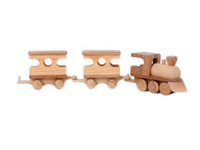 The train is the most popular toy among children all over the world. This set contains the train locomotive and two carriages. Y