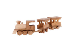 The train is the most popular toy among children all over the world. This set contains the train locomotive and two carriages. Y