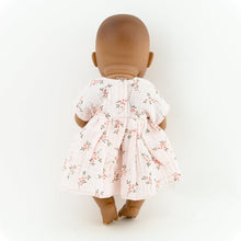 Make your little one's day with this divine doll's floral muslin dress today. Our dolls clothing is super adorable and of amazing quality, will absolutely melt your heart. Doll dress miniland, minikane, paola reina clothes. Olivia Ann doll clothes