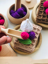 Crochet Play Set "Waffle Brunch" - Montessori Learning Focus