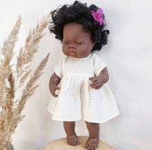 Miniland Doll - African Baby Girl , 38 cm (UNDRESSED)