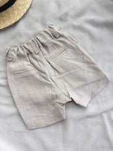 Oxford Linen Shorts - Stone