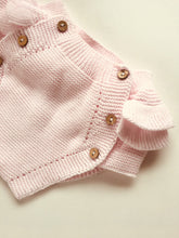 Adorable baby frill bloomers, knitted in Blush Pink with 100% of the softest cotton.