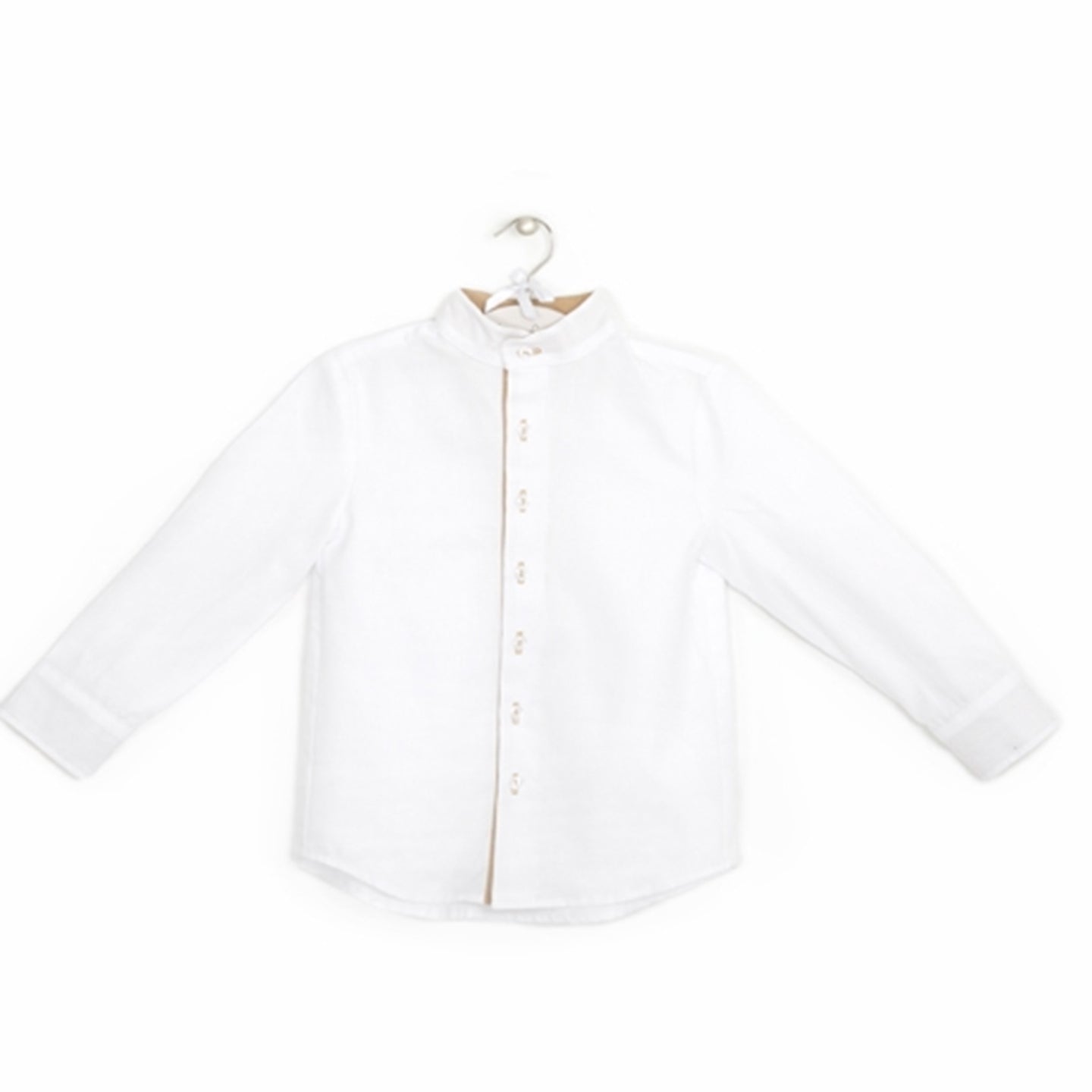 White shirt with elbow patches